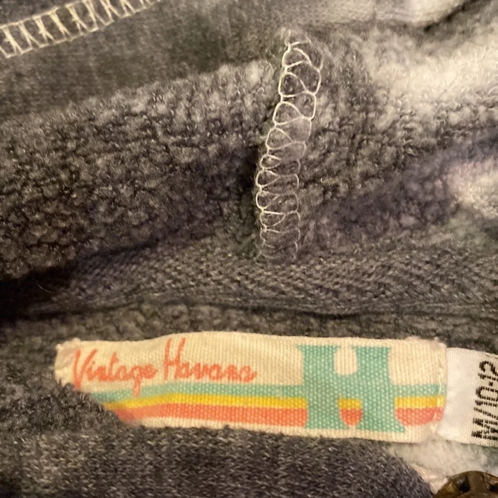 Vintage Havana Girls Tie Dye Zip Up Size Medium